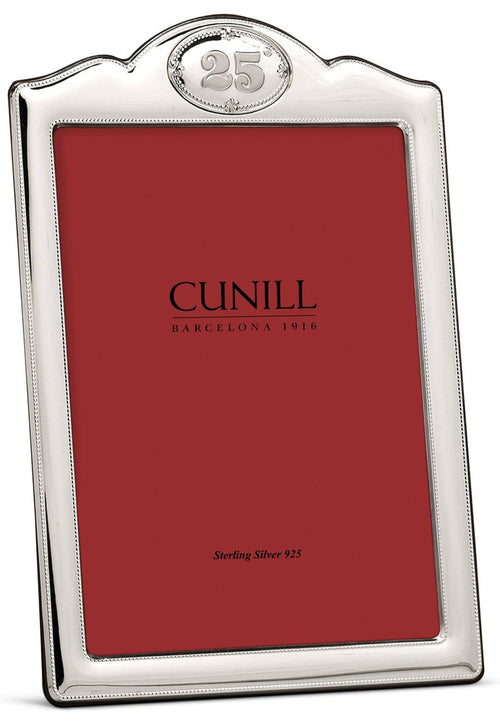 Cunill Sterling Silver Anniversary 25th Frame in 8" x 10"