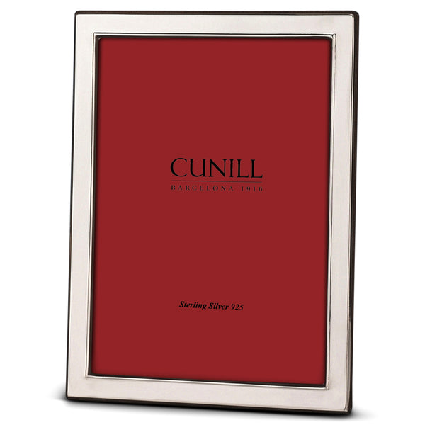 Cunill Contemporary Plain 5 X7 Non-Tarnish Sterling Silver Picture Frame