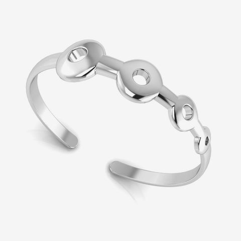 Sterling Silver Baby Infinity Bracelet Bangle by Krysaliis