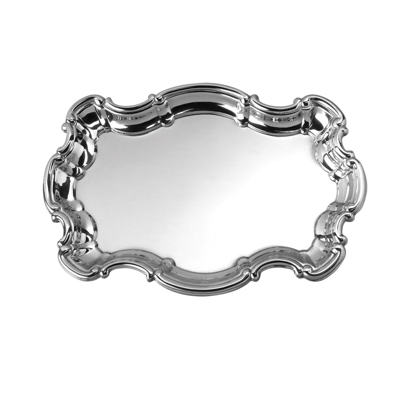 Pewter Chippendale Tray - Engraved