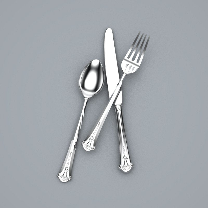 English Classic 3-piece Sterling Silver Flatware Set