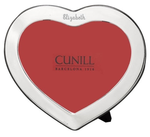 Cunill Heart 2.25x3.25 Sterling Ornament Frame View 2