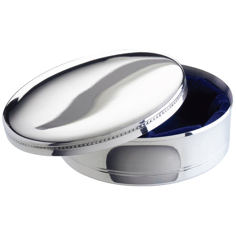 Salisbury Pewter Images Jewel Box w/Red Liner - 4"