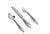 Piercing Bead 3-piece Sterling Silver Flatware Set by Krysaliis