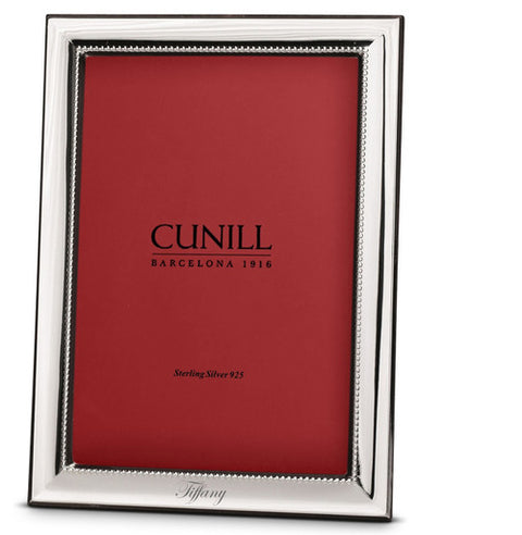 Cunill Isabella Bead Sterling 4x6 Frame