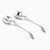 Krysaliis Curve Sterling Silver Baby Spoon and Fork Set View 2
