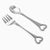 Krysaliis Heart Sterling Silver Baby Spoon & Fork set View 1