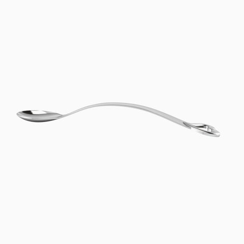 Krysaliis Heart Sterling Silver Baby Feeding Spoon View 3