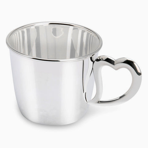 Krysaliis Heart Sterling Silver Baby Cup 