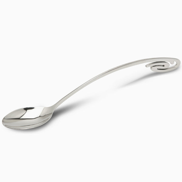 Krysaliis Sterling Silver Curve Baby Feeding Spoon View 1