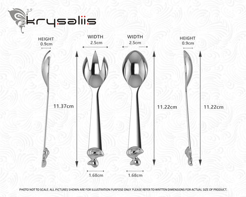 Krysaliis Sterling Silver Feeding Set - Duck