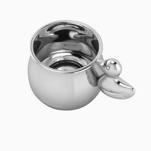 Krysaliis Duck Sterling Silver Baby Cup View 3