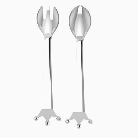 Krysaliis Majestic Sterling Silver Baby Spoon Fork Set View 3