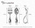Krysaliis Bent Curved Sterling Silver Baby Spoon & Fork Set Measurements