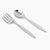 Krysaliis Classic Sterling Silver Baby Spoon & Fork set View 1