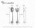 Krysaliis Sterling Silver Elephant Baby Feeding Spoon & Fork Set Measurements