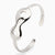 Sterling Silver Baby Circle Bracelet Bangle by Krysaliis
