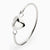 Sterling Silver Baby Heart Bracelet Bangle by Krysaliis