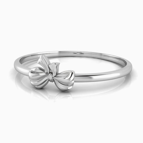 Sterling Silver Bow Baby Bracelet Bangle by Krysaliis