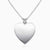 Sterling Silver Classic Engravable Heart Baby Pendant with Chain by Krysaliis