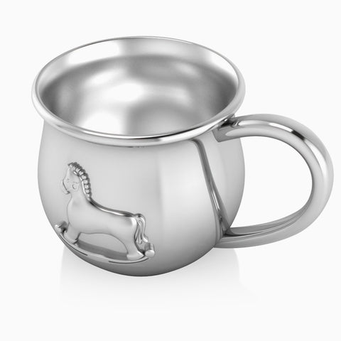 Krysaliis Horse Silver Plated Baby Cup View 2