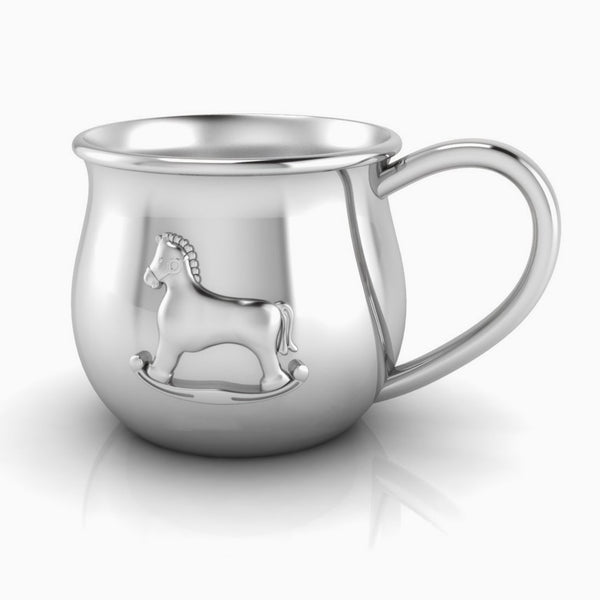 Krysaliis Horse Silver Plated Baby Cup View 1