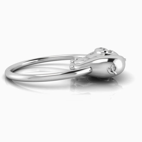 Krysaliis Silver Plated Piggy Baby Rattle View 3