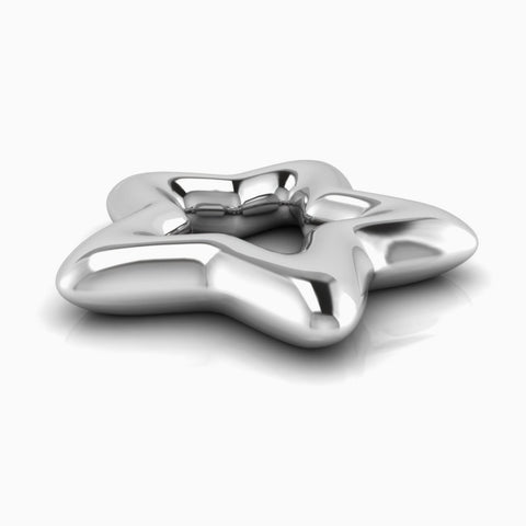 Krysaliis Silver Plated Star Baby Rattle View 3