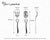 Krysaliis Star Silver Plated Baby Spoon and Fork Set Measurements