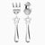 Krysaliis Star Silver Plated Baby Spoon and Fork Set View 2