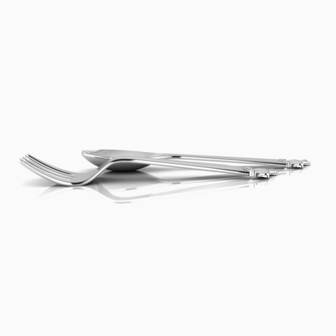 Krysaliis Horse Silver Plated Baby Spoon and Fork Set View 3
