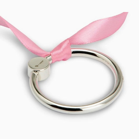 Krysaliis Flat Ring Sterling Silver Teether Rattle View 2