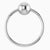 Krysaliis Single Ring Sterling Silver Teether Rattle View 2