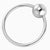 Krysaliis Single Ring Sterling Silver Teether Rattle View 1
