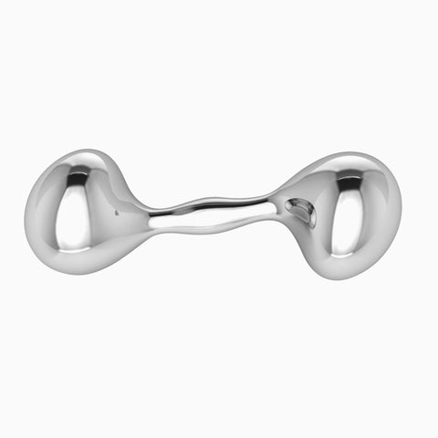 Krysaliis New Generation Sterling Silver Dumbbell Rattle View 4