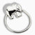Krysaliis Elephant Ring Sterling Silver Baby Rattle View 1