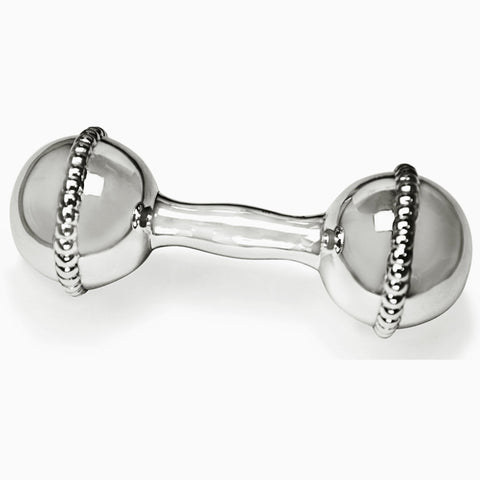 Krysaliis Sterling Silver Mini Beaded Dumbbell View 3