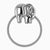 Krysaliis Sterling Silver Rope Ring Elephant Rattle View 2