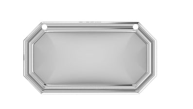 Krysaliis Silver Plate Classic Engravable Decanter Label