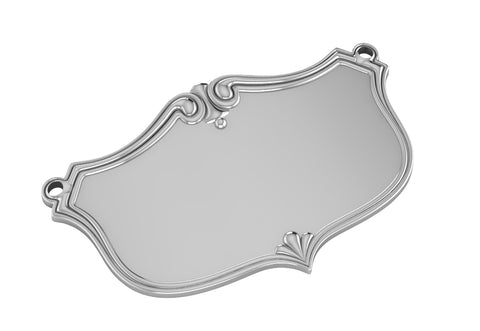 Krysaliis Vintage Engravable Silver Plated  Decanter Labels