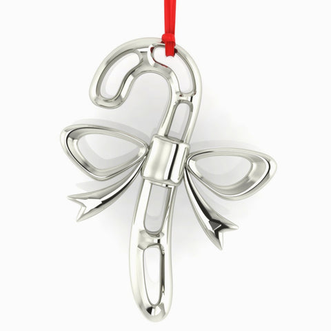 Krysaliis Sterling Silver Candy Cane Ornament