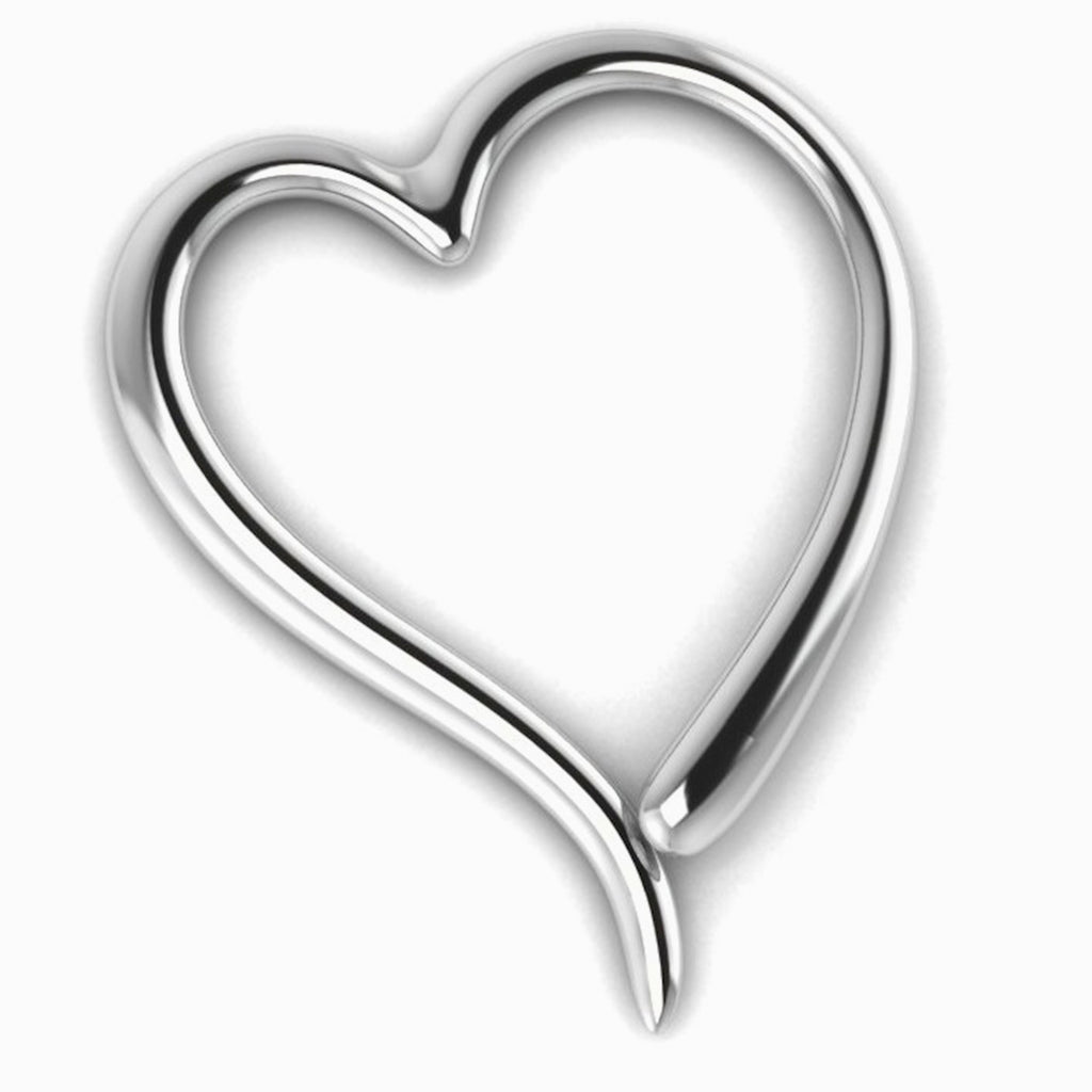 Sterling Silver Heart Napkin Rings