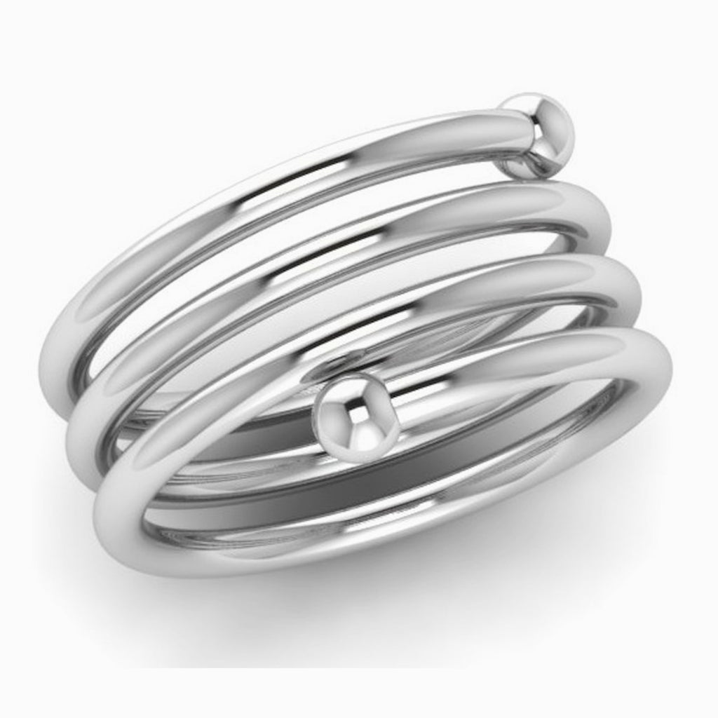 Sterling Silver Spiral Napkin Rings