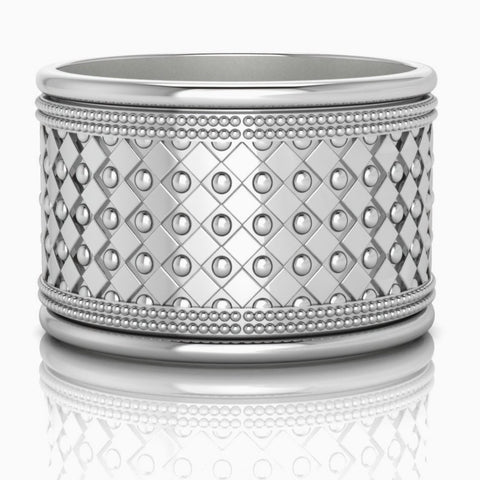 Gothic Silver-plate Napkin Rings by Krysaliis - Set of 4