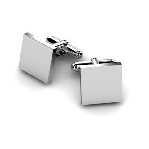 Krysaliis Classic Square Sterling Silver Cufflinks