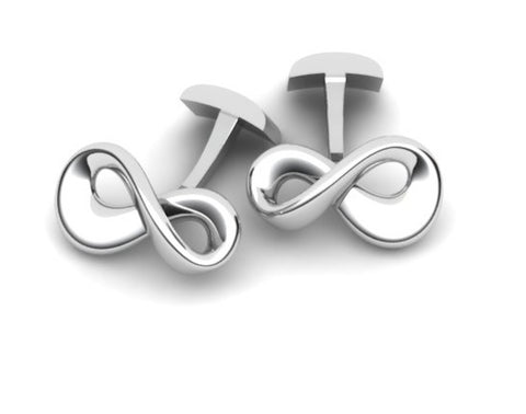 Krysaliis Tangled Sterling Silver Cufflinks