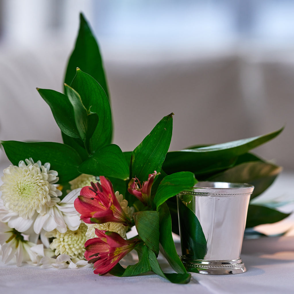 Silverplate Beaded Mint Julep Cup - Thumbnail 2