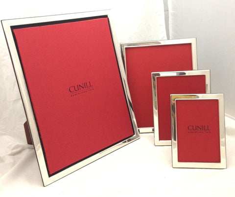 Cunill Contemporary Plain Sterling 8x10 Non Tarnish Frame