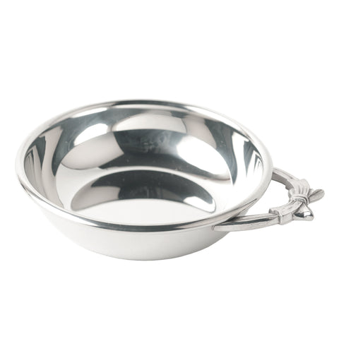 Salisbury Silver-plated baby porringer with bow handles