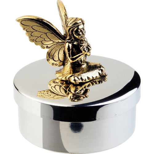 Salisbury Pewter Keepsake Box with Tooth Fairy on Top